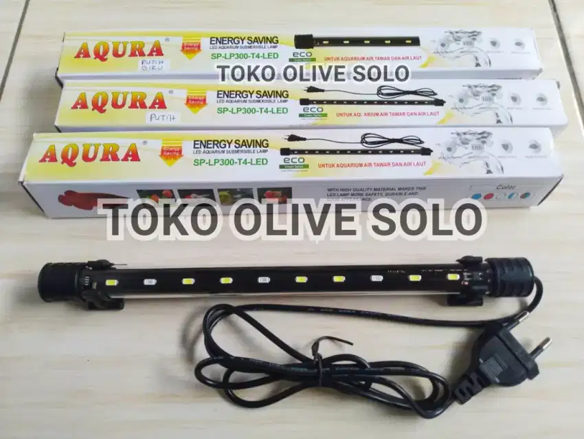 Lampu Led Aquarium AQURA 30cm (Tidak Bisa Cod)