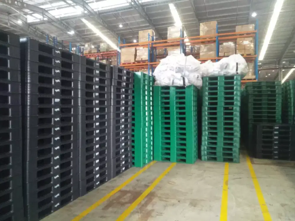 Palet plastik baru pallet plastik jual second