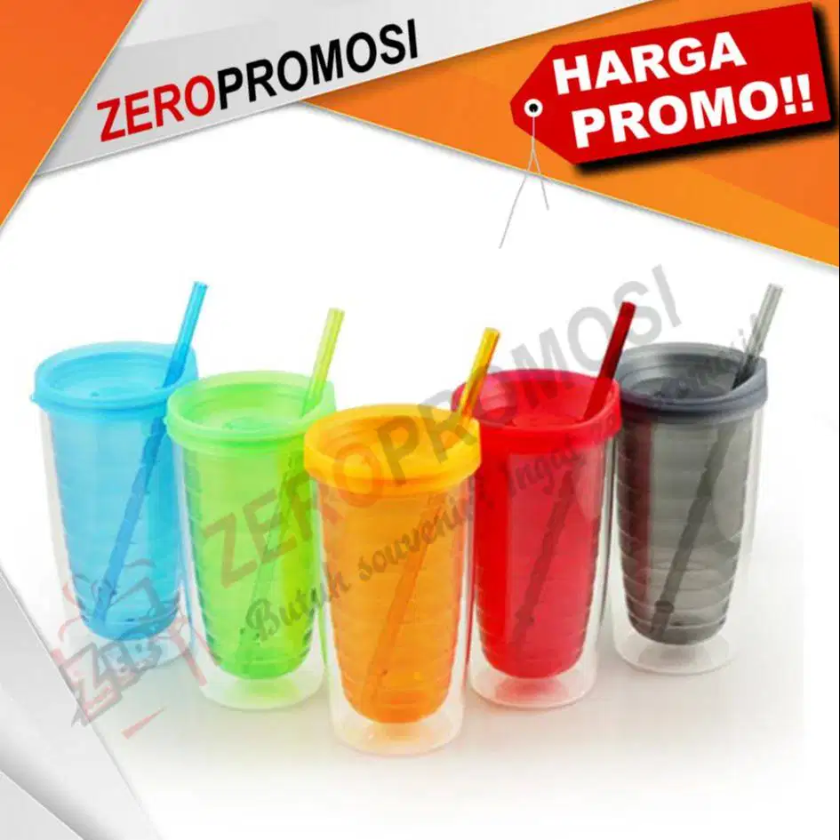 Tumbler Promosi Twister Sipper Kapasitas 450ml - Bisa Custom Logo
