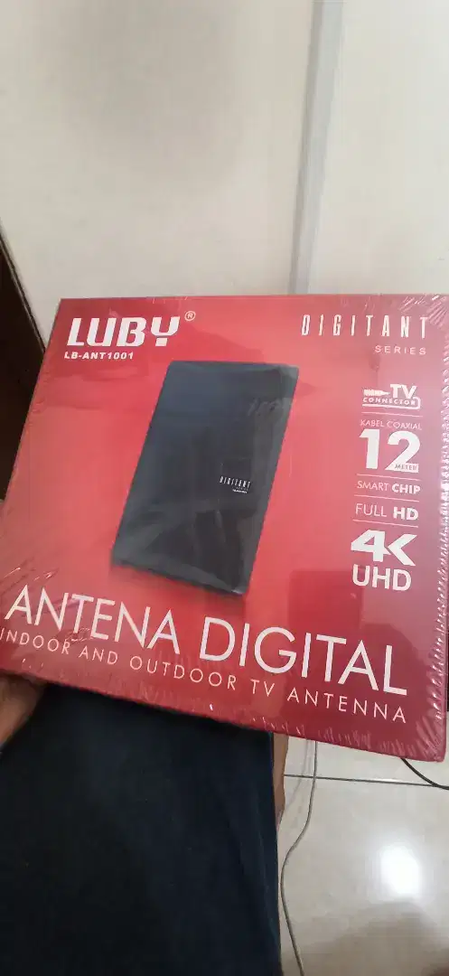 Antena digital indoor dan outdoor Luby beninggg