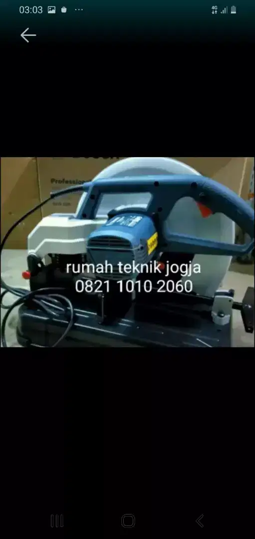 (Rumah teknik jogja)mesin cut off bosch 14 inch