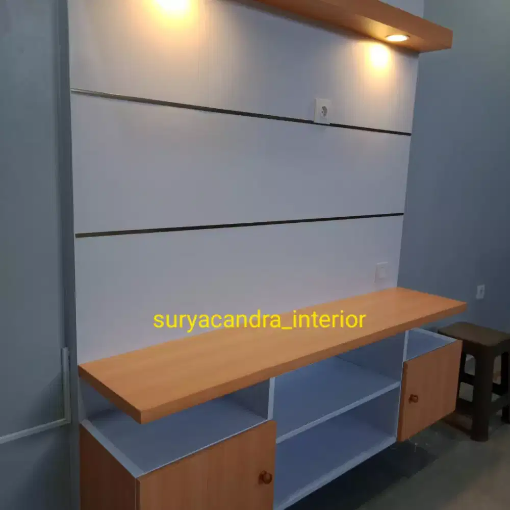 Bufet tv, 160×180, rak tv, backdrop tv, meja tv, lemari tv, lapis HPL