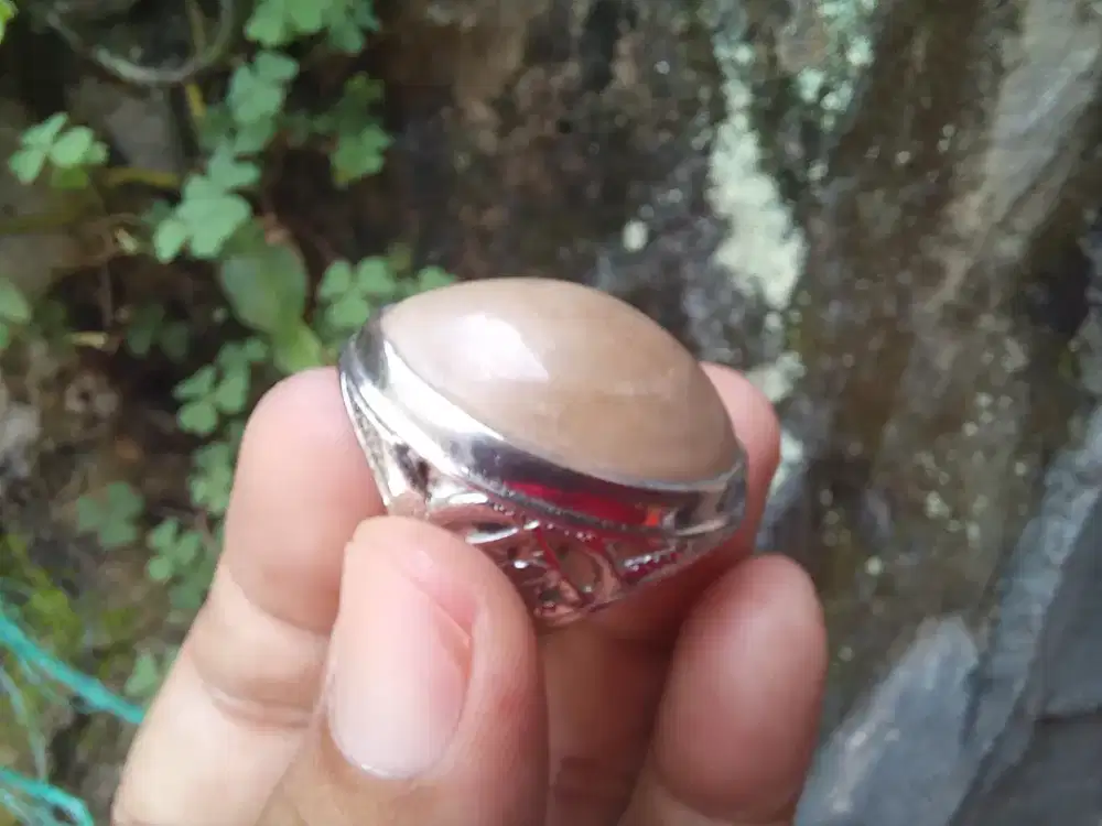 Cincin batu Calsite Big Size
