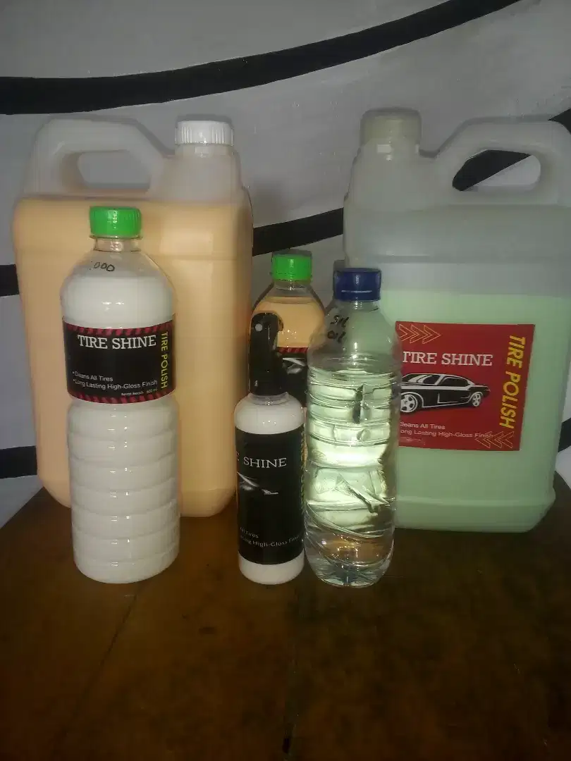 Semir Ban Gel , Cair dan kental (Tyre Gel dan Tyre Polish )