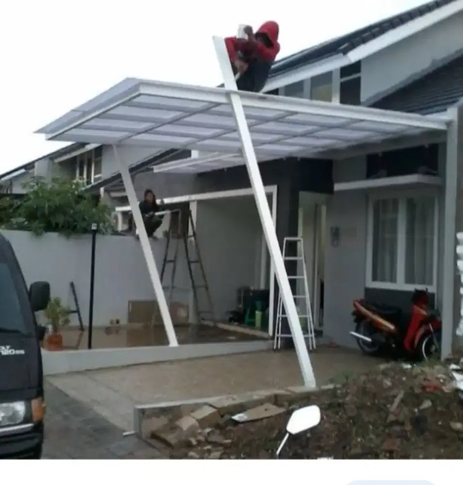 Jasa pembuatan kanopi.pagar.plaon dan sipil.digenteng
