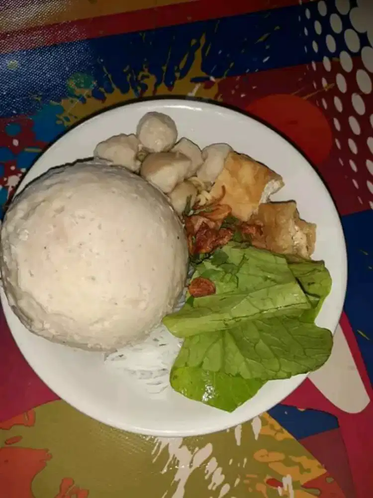 (Bakso & Mie Ayam Pentol Besar Telur Asin)
