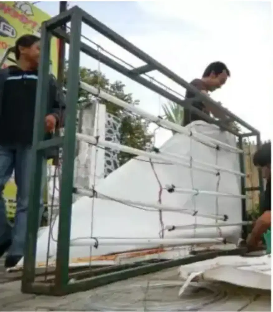 Neon box reklame huruf timbul