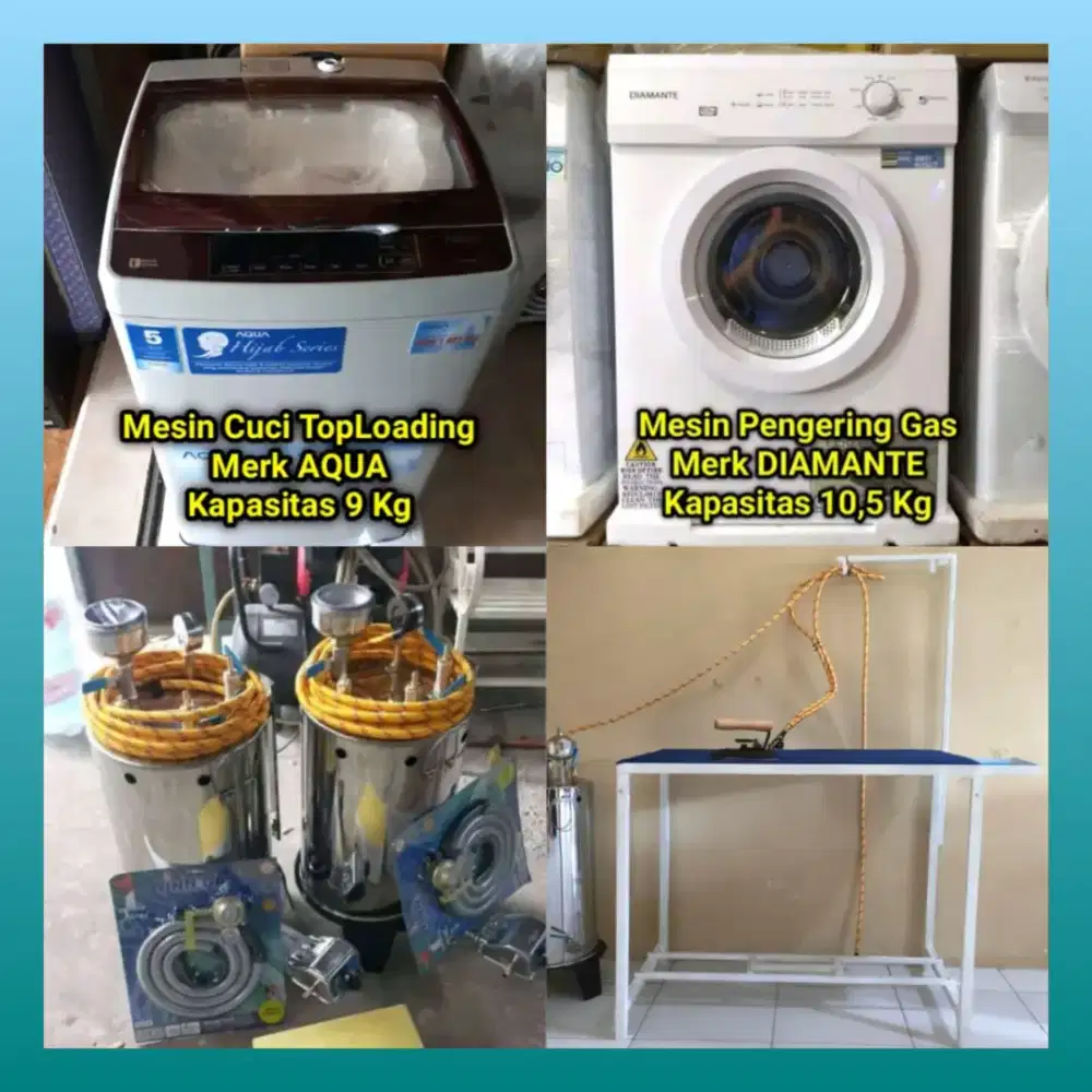 MESIN LAUNDRY, PAKET USAHA LAUNDRY