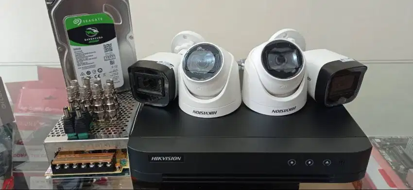 PAKET HEMAT CCTV HIKVISION 4 CH TERBARU