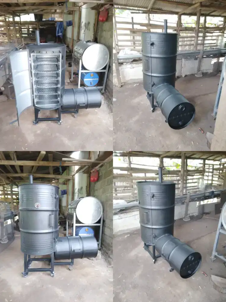 Alat mesin asap alat sei bbq smoker smoked pengasapan panggang daging