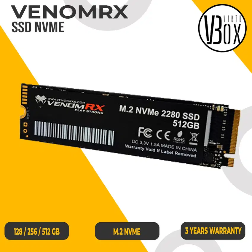SSD NVME 128GB VENOM GARANSI RESMI 3 TAHUN