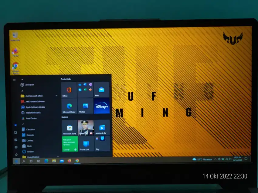LCD LED 15.6 LAPTOP ASUS TUF ROG FHD 144HZ ORIGINAL