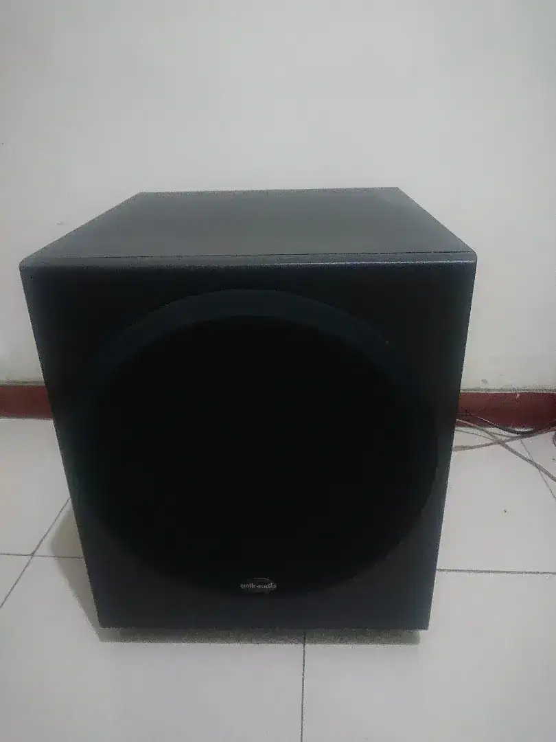 SUBWOOFER POLK AUDIO 12 INCH KONDISI NORMAL DAN MULUS SEPERTI BARU