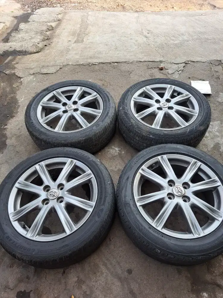 Velg dan ban r16 yaris trd cocok buat yaris vios agya sigra calya ayla