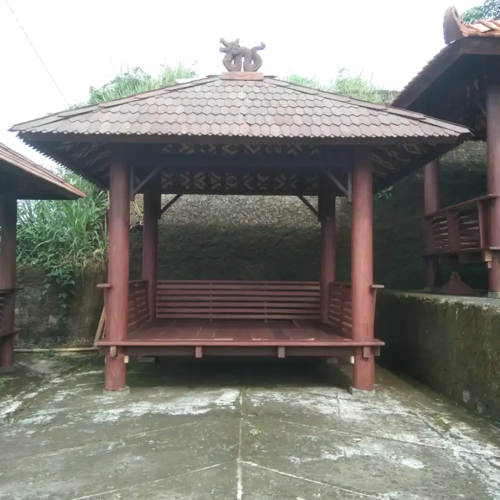 Jual Saung Murah dan Berkualitas - Saung Bambu - Saung Kelapa