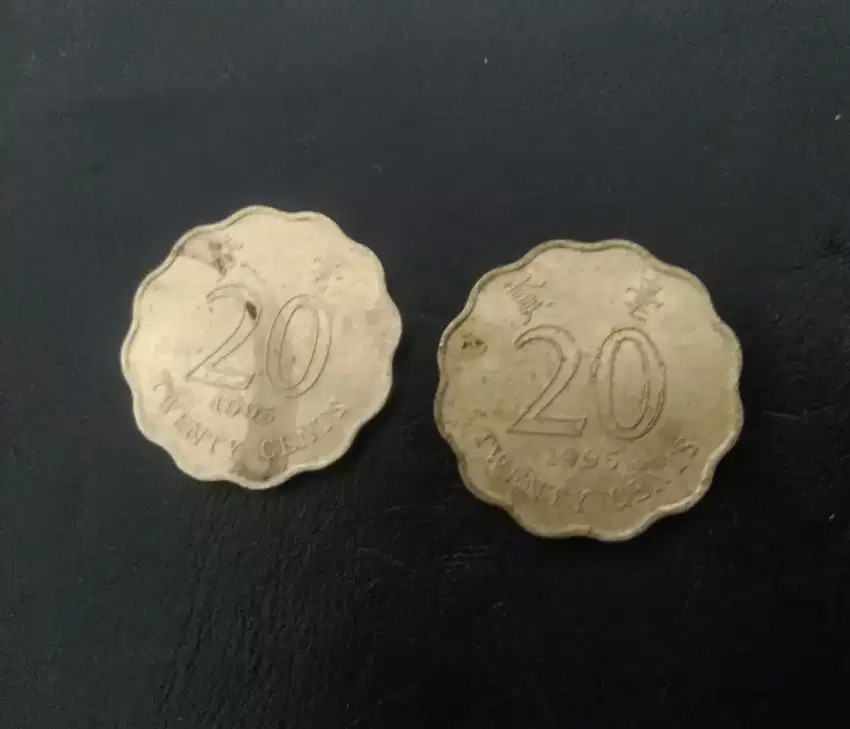 Koin 20 sen Hongkong thn 1995