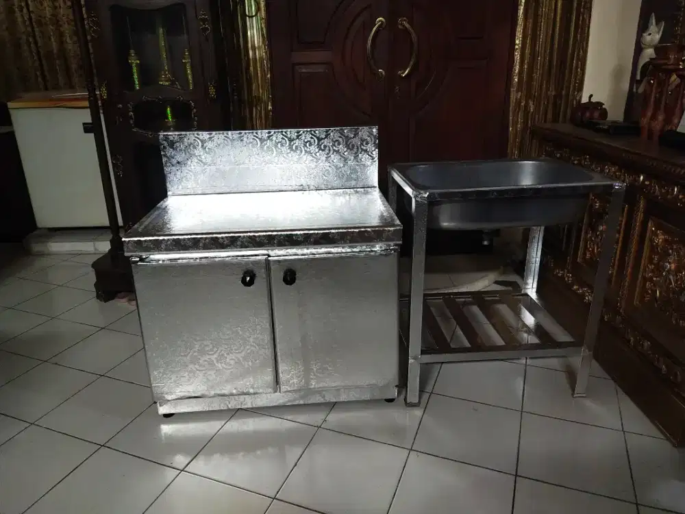 kitchen set royal 3B stainless + kitchen sink Royal SB 42 K stainless