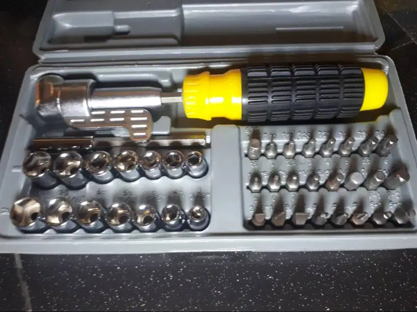 42 pcs Angle Driver bits & Socket Set with Magnetic Connection (A-855)