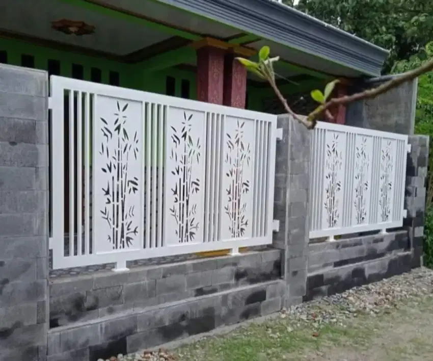 Pintu pagar minimalis