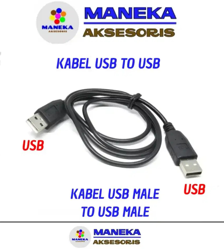 KABEL USB MALE TO MALE - COWOK COWOK original usb 2.0 Kabel Printer