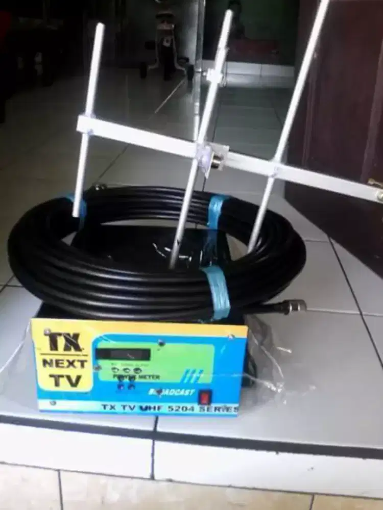 PAKET PEMANCAR TV TRANSMITTER TV UHF/VHF DARI LOW - HIGH POWER