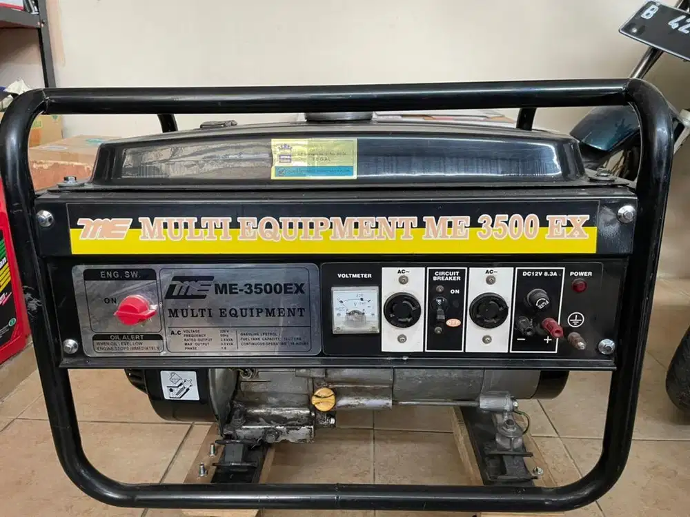 Genset Multi Equipment ME - 3500EX Bensin Open 2.8kw