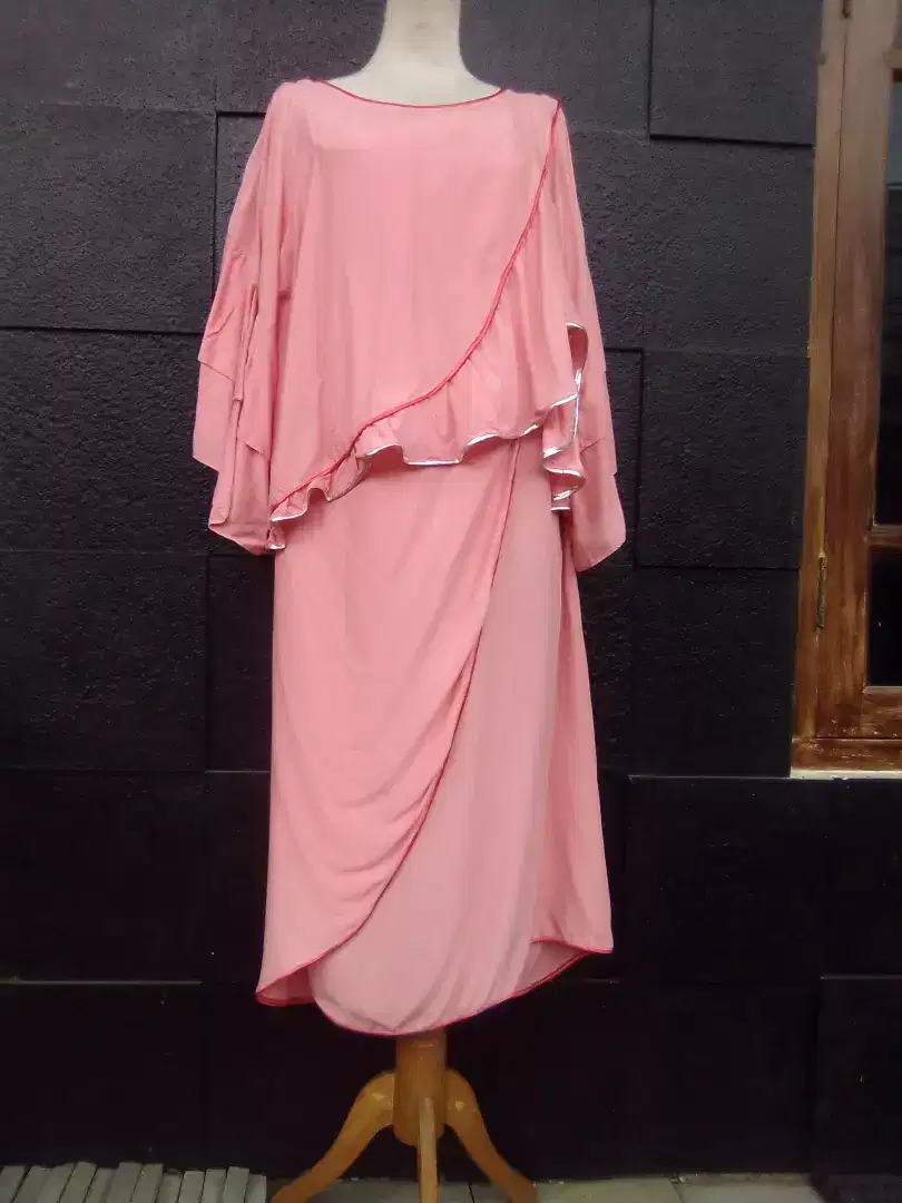 Baju setelan rok, handmade, produksi rumahan, di lukis, nego