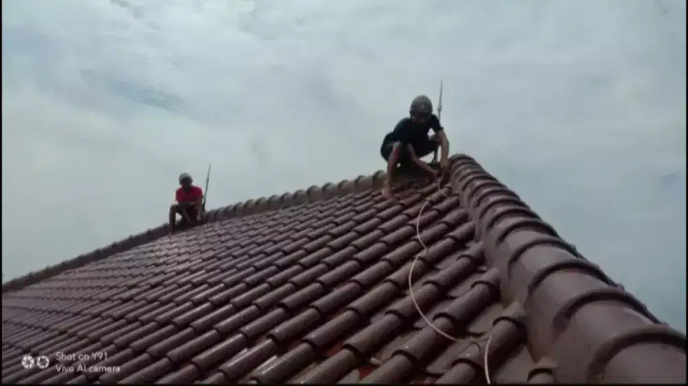 Pemasangan grounding penangkal petir