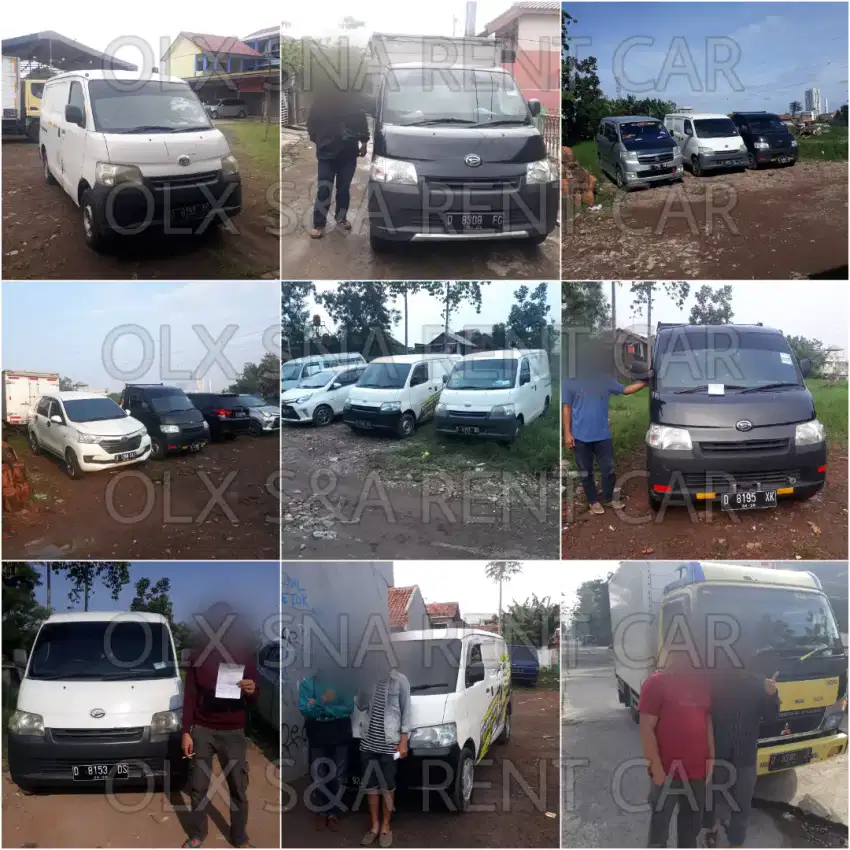 Lepas Kunci Sewa Rental Mobil Angkutan Pickup Box Blindvan Bandung