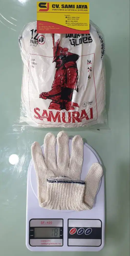 Sarung Tangan Putih (B5)