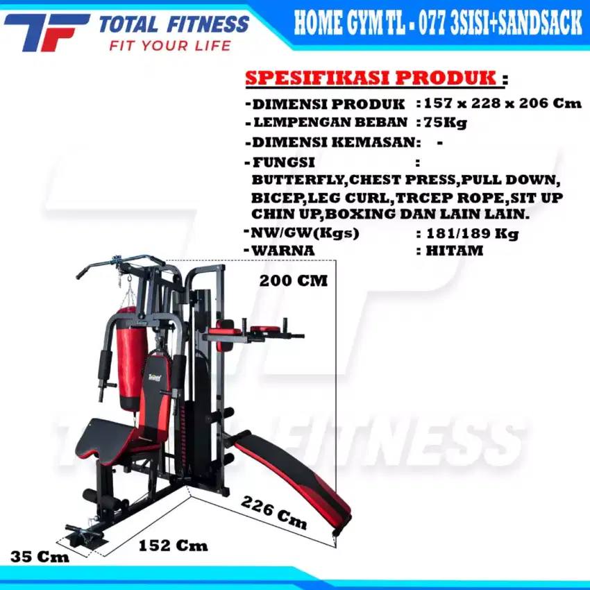 HOME GYM SAMSAK 3 SISI