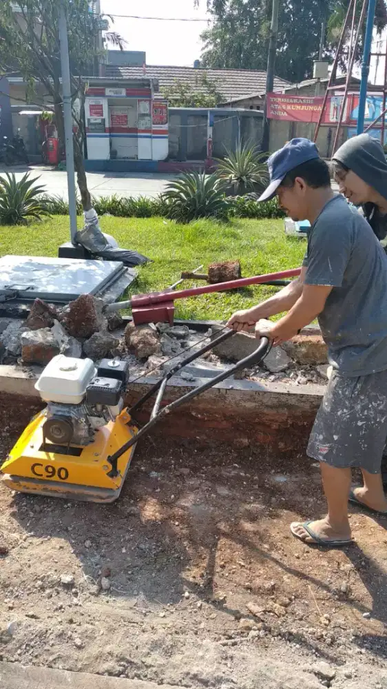 Baby roller jeckhammer senso tebang pohon molen Stamper kodok kuda