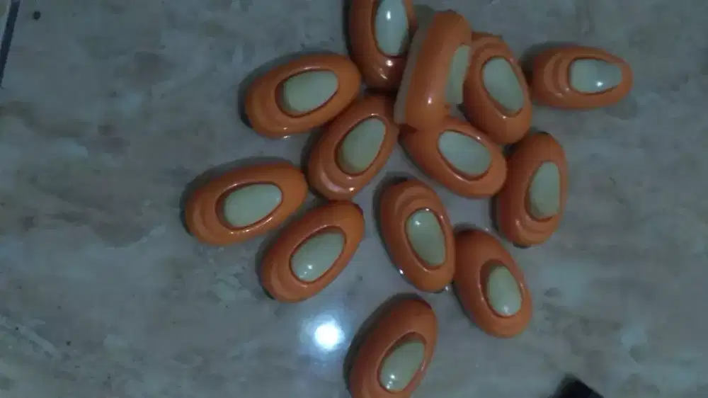 steker listrik gantung abs orange 13 pcs