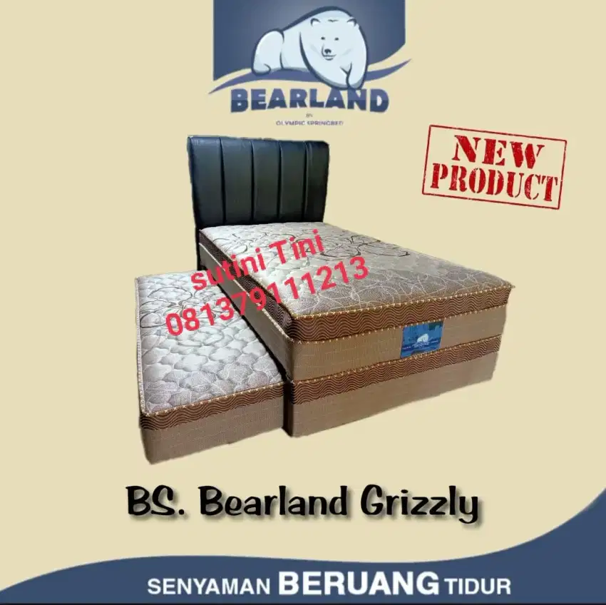 Springbed Sorong anak 2in1 olympic bearland by procella/ matras anak