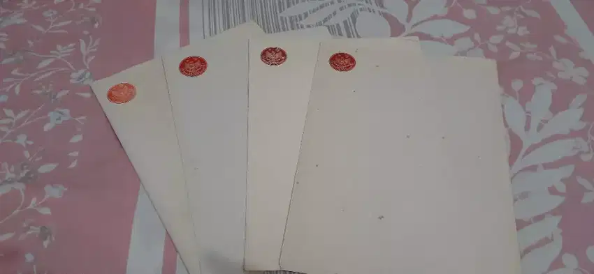 kertas Segel dan Materai lengkap tahun 1958 sampai 2002 di KOTA PADANG