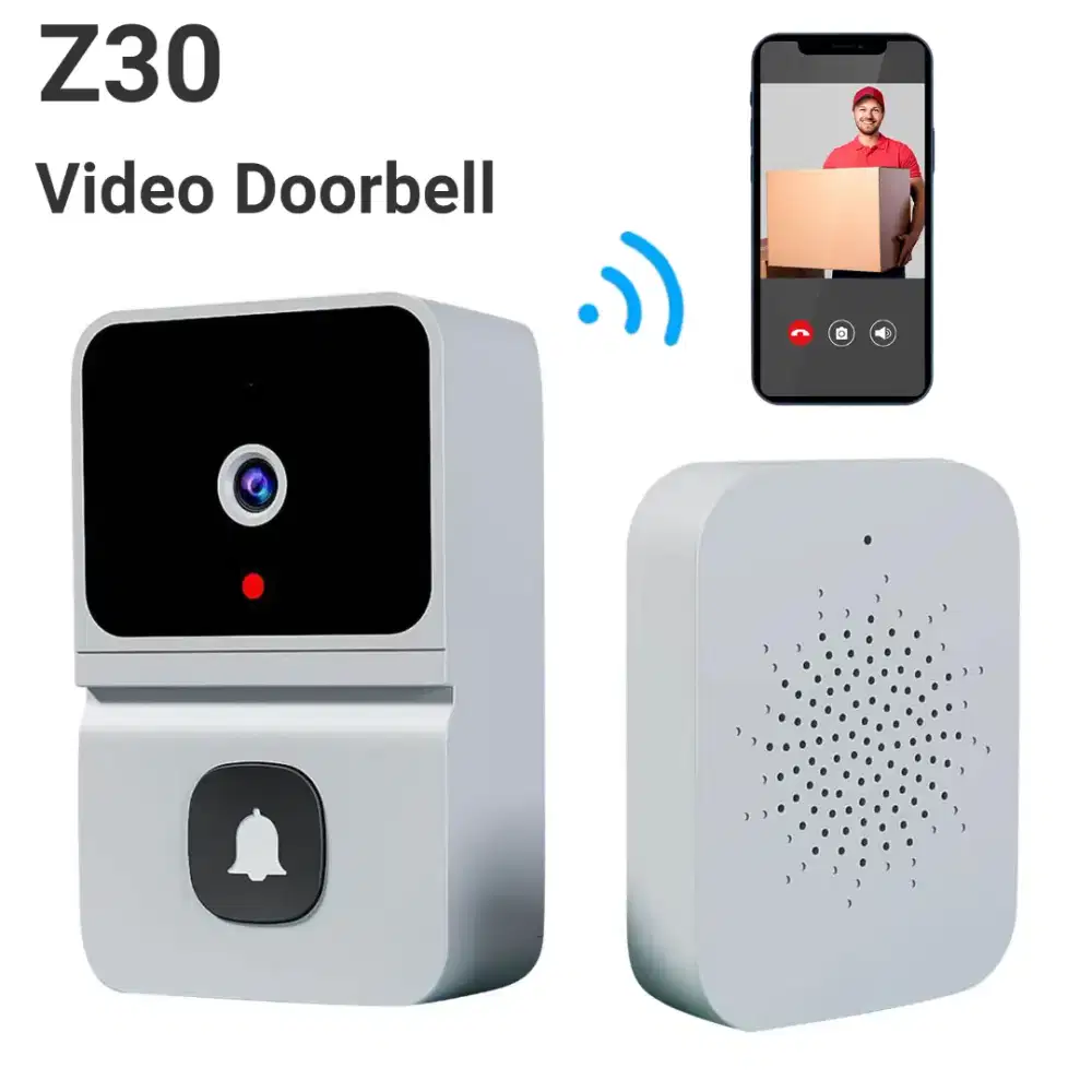 suying bel rumah smart doorbell wireless video hd wifi two way audio