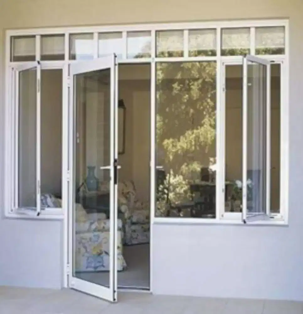 Kusen aluminium Dan folding gate murah