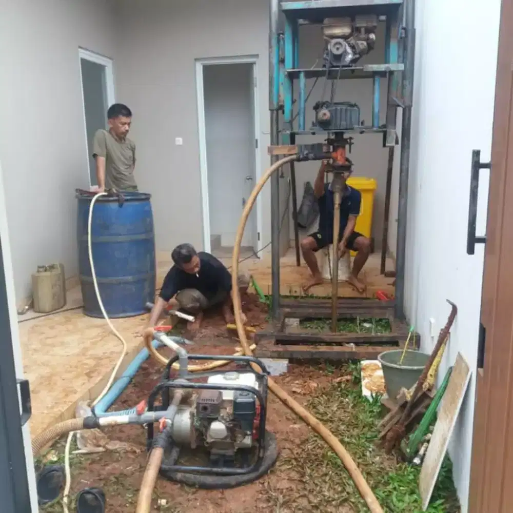Jasa bor sumur dan servis pompa air jet pump