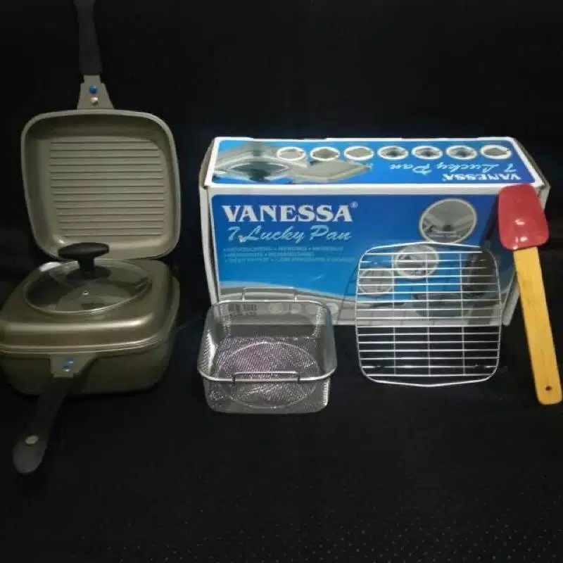 Tempat goreng tanpa minyak Vanessa Lucky Pan