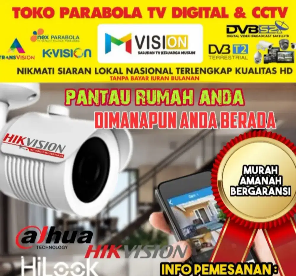 Jasa pasang & servis cctv