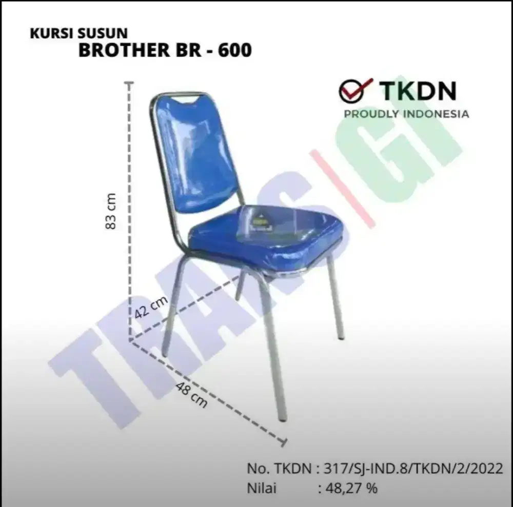 Kursi susun Brother BR-600