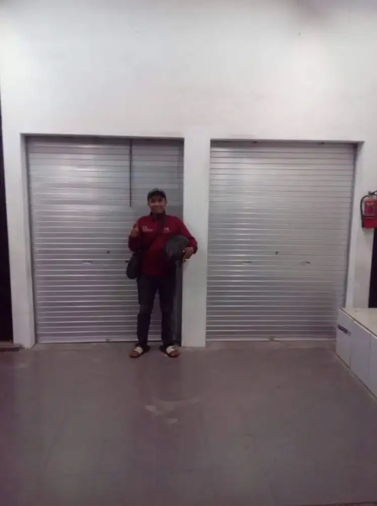 Rolling door almunium gempol