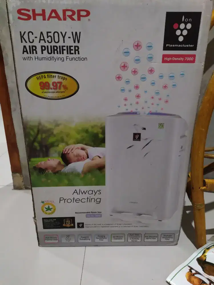 Air purifier sharp kc 50 y white