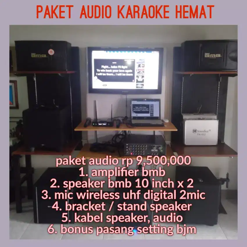 Paket Audio Karaoke hemat BMB