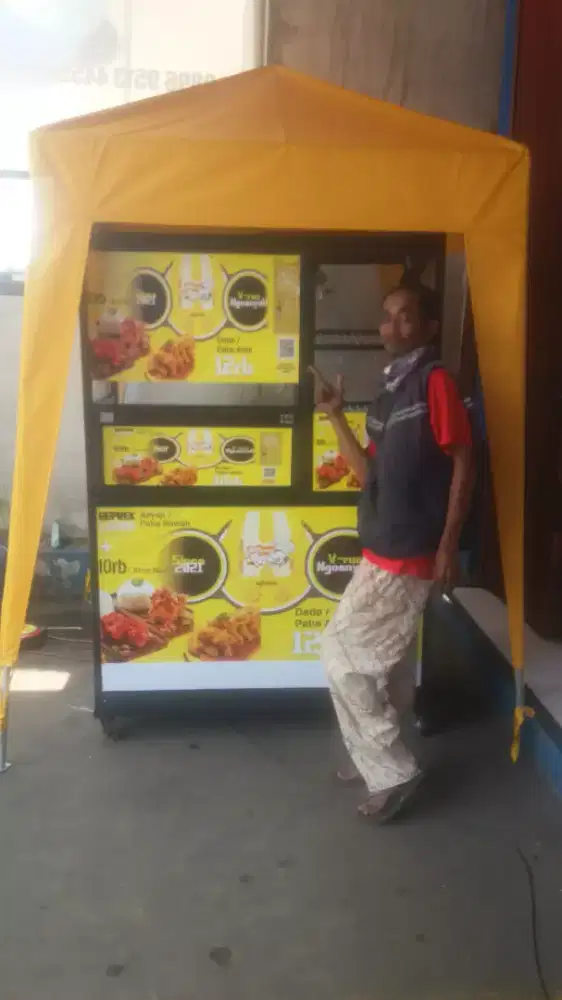 TENDA CAFE KNOCKDOWN UNTUK LAPAK JUALAN, SIAP ANTAR JABODETABEK.