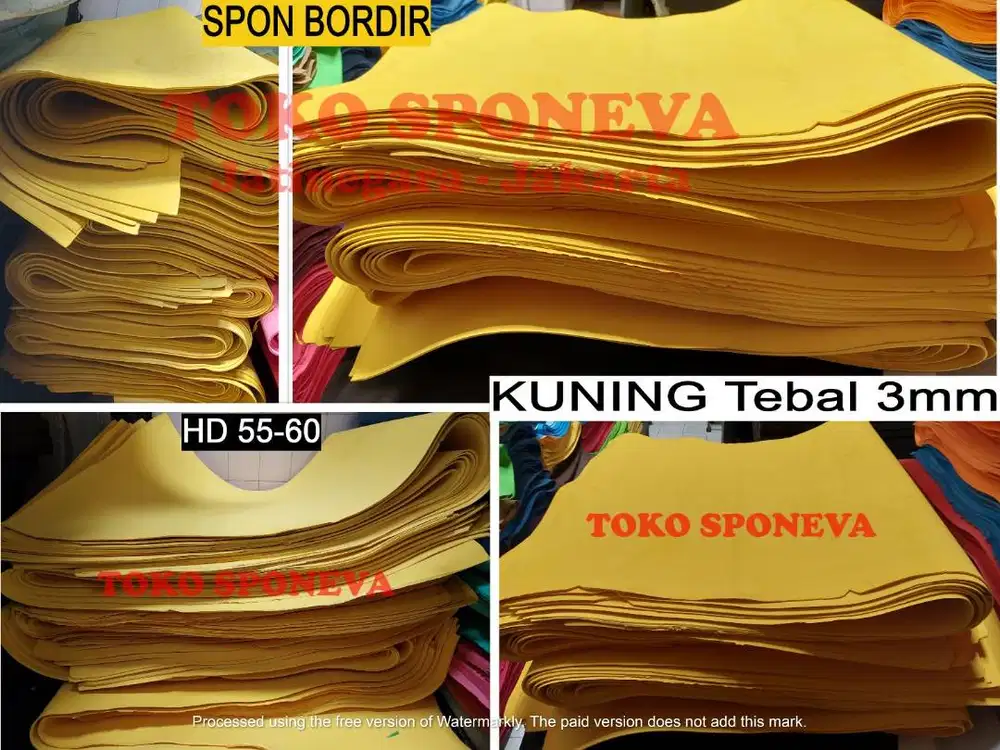 SPON BORDIR KUNING T3 - RENYAH MUDAH SOBEK
