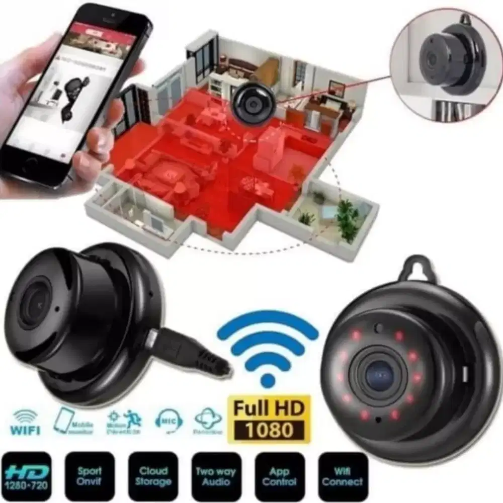 Portable mini camera WIFI / spy cam