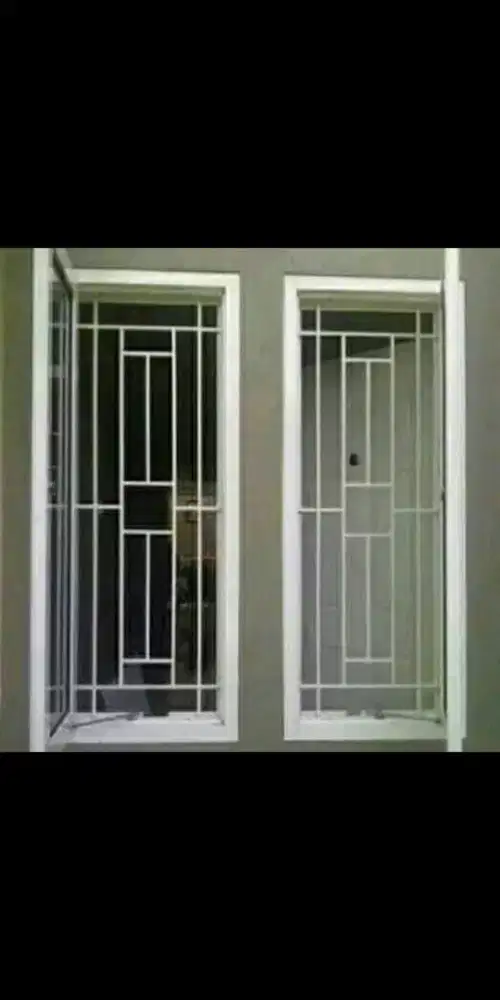 Tralis jendala minimalis