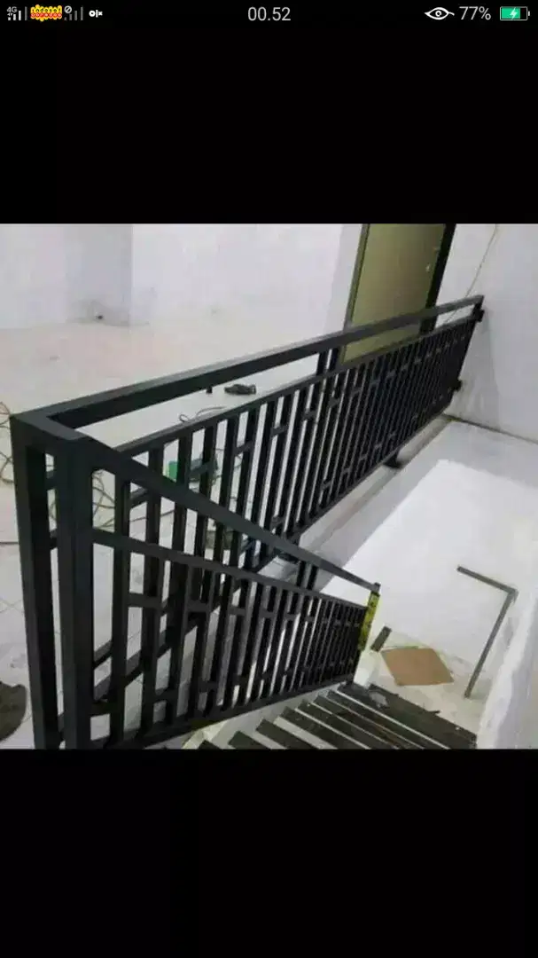 Pagar balkon minimalis