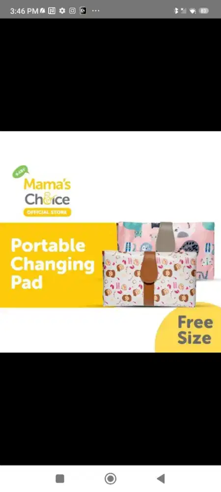 Mama choice changing pad perlak